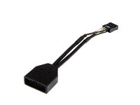 USB 2.0 til USB 3.0 adapter 15cm (sort)