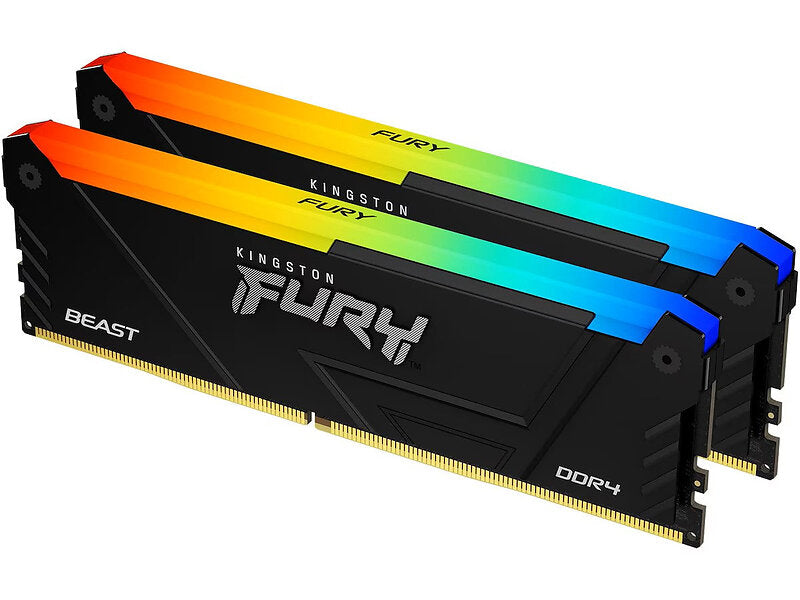 Kingston FURY Beast RGB DDR4 3200 16 GB minne (2 × 8 GB)