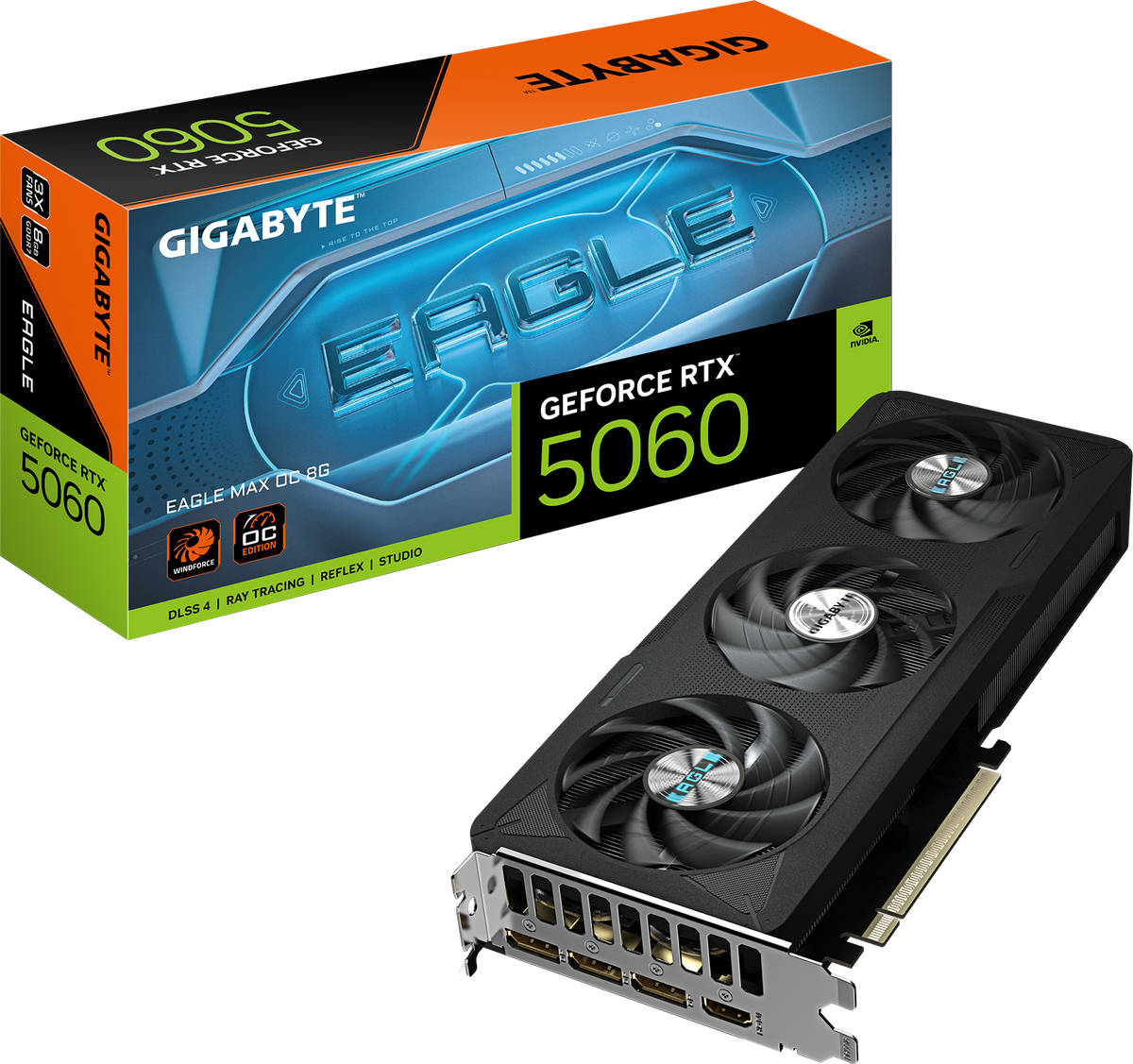 Gigabyte RTX 5060 Eagle Max OC skjermkort – produktbilde