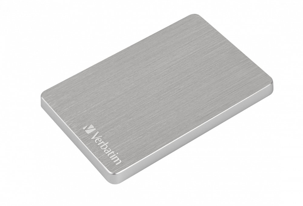 Verbatim Store 'n' Go ALU Slim 1 TB bærbar harddisk USB 3.2 Gen 1 – sølv