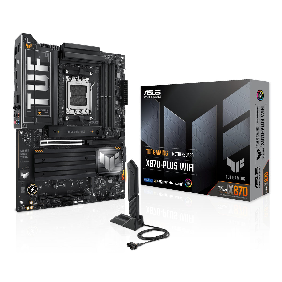 ASUS TUF Gaming X870-PLUS WIFI hovedkort (AM5, DDR5)