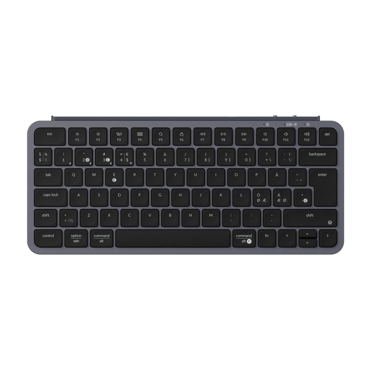 Keychron B1 Pro Ultra-Slim 75 % trådløst tastatur – nordisk layout