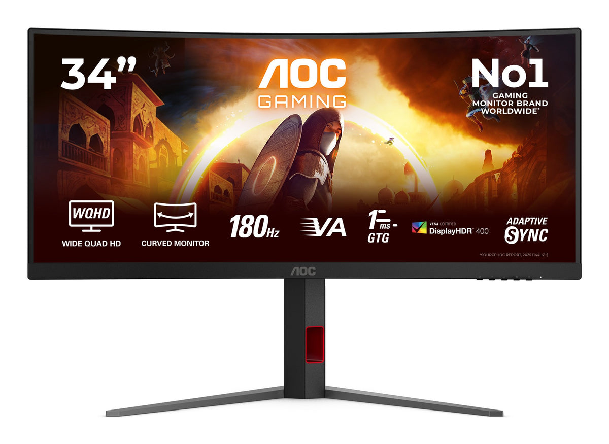 AOC 34" curved gamingskjerm CU34G4CA