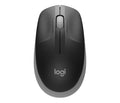 Logitech M190 trådløs mus i full størrelse – mellomgrå