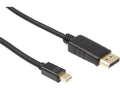 Iiglo Mini DisplayPort til DisplayPort-kabel 1 m, sort