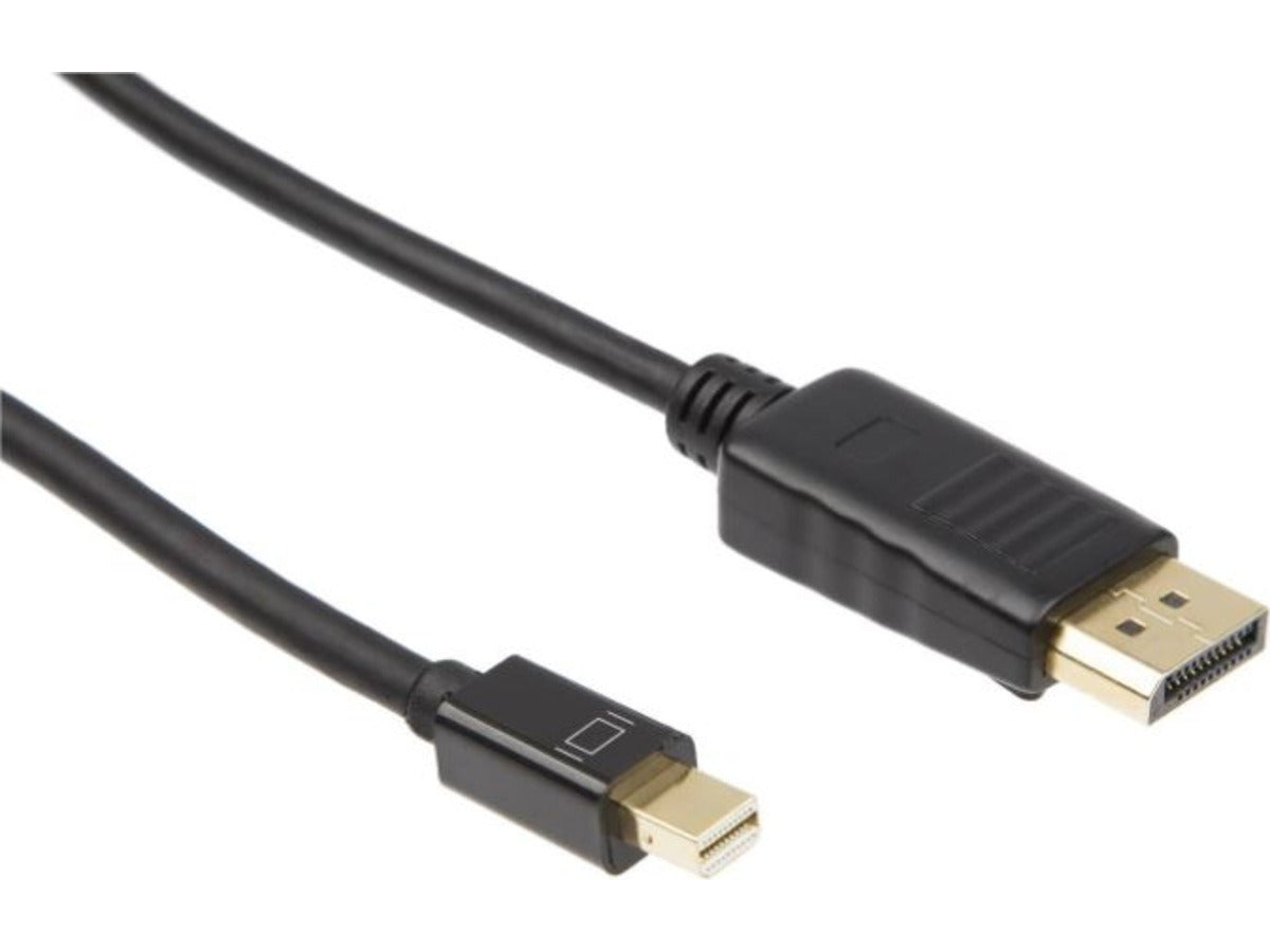 Iiglo Mini DisplayPort til DisplayPort-kabel 1 m, sort