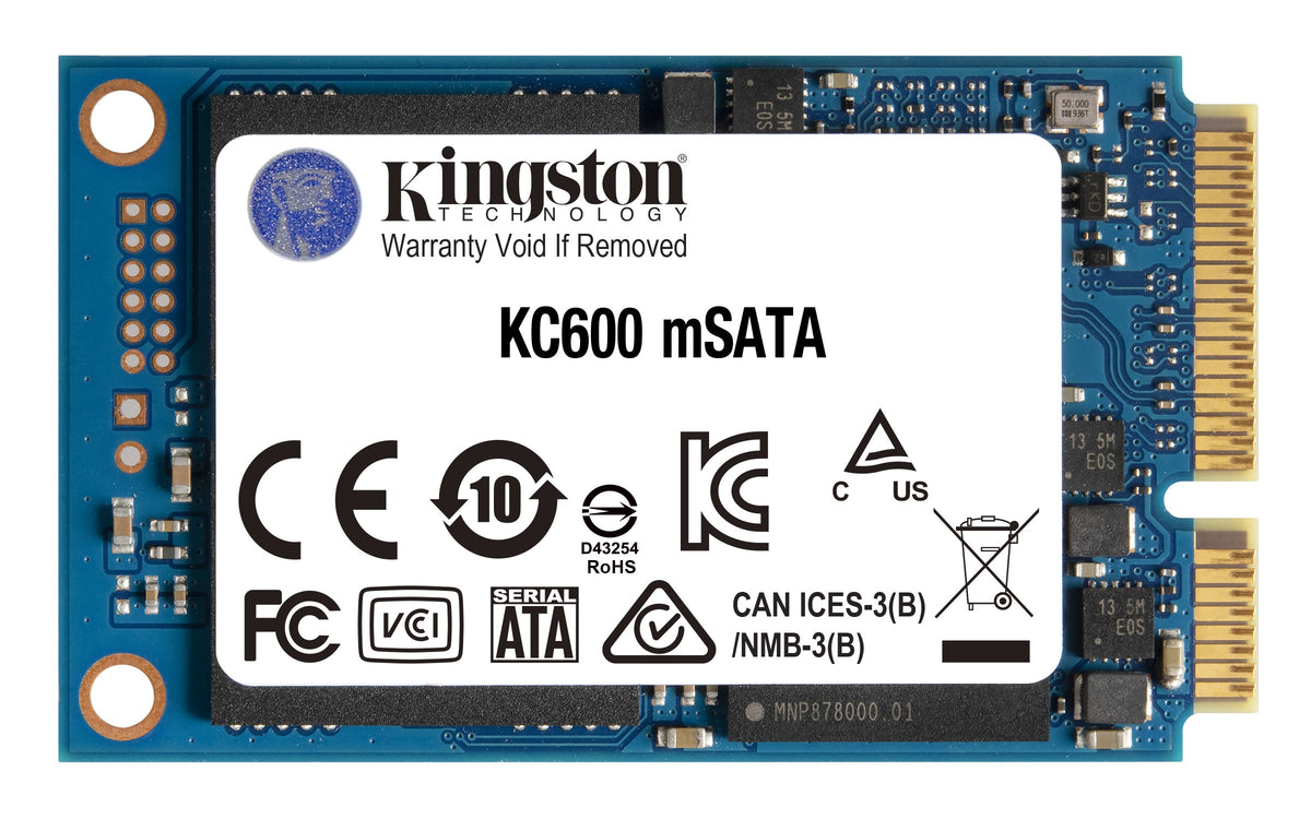 Kingston KC600MS 1024GB mSATA SSD