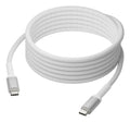 dbramante1928 Re-Charge IT flettet USB-C-kabel 3 m, 100 W (hvit) – produktbilde