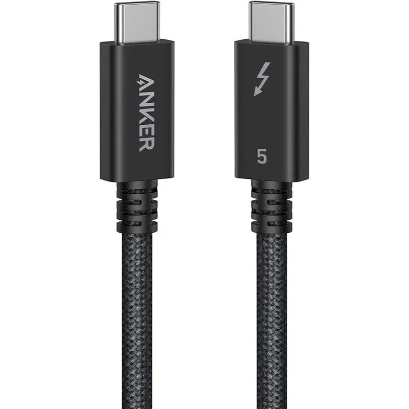 Anker Prime 240W USB-C Thunderbolt 5-kabel 0,5 m (sort) – produktbilde