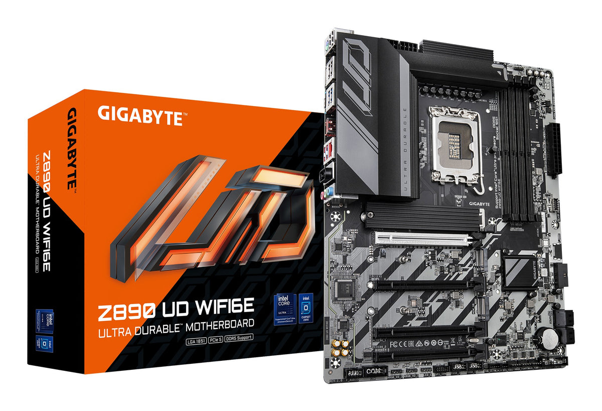 Gigabyte Z890 UD WIFI6E hovedkort (LGA1851, DDR5) – produktbilde