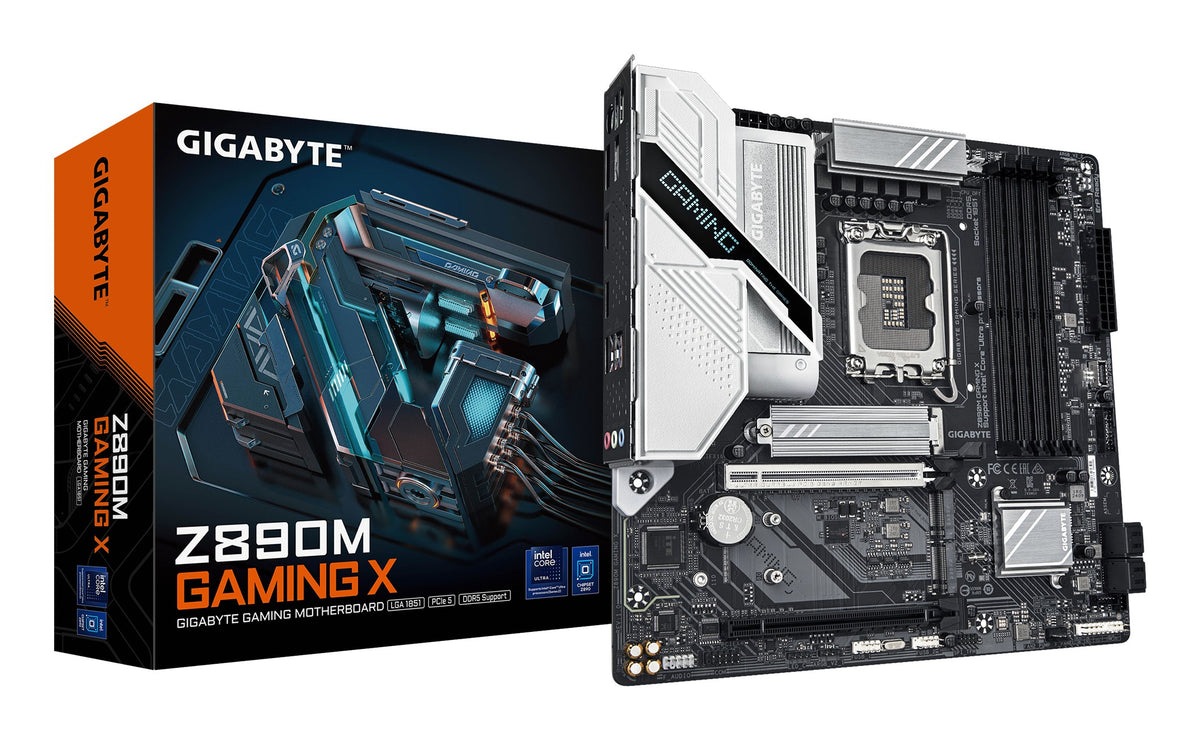 Gigabyte Z890M GAMING X hovedkort (LGA1851, DDR5) – produktbilde