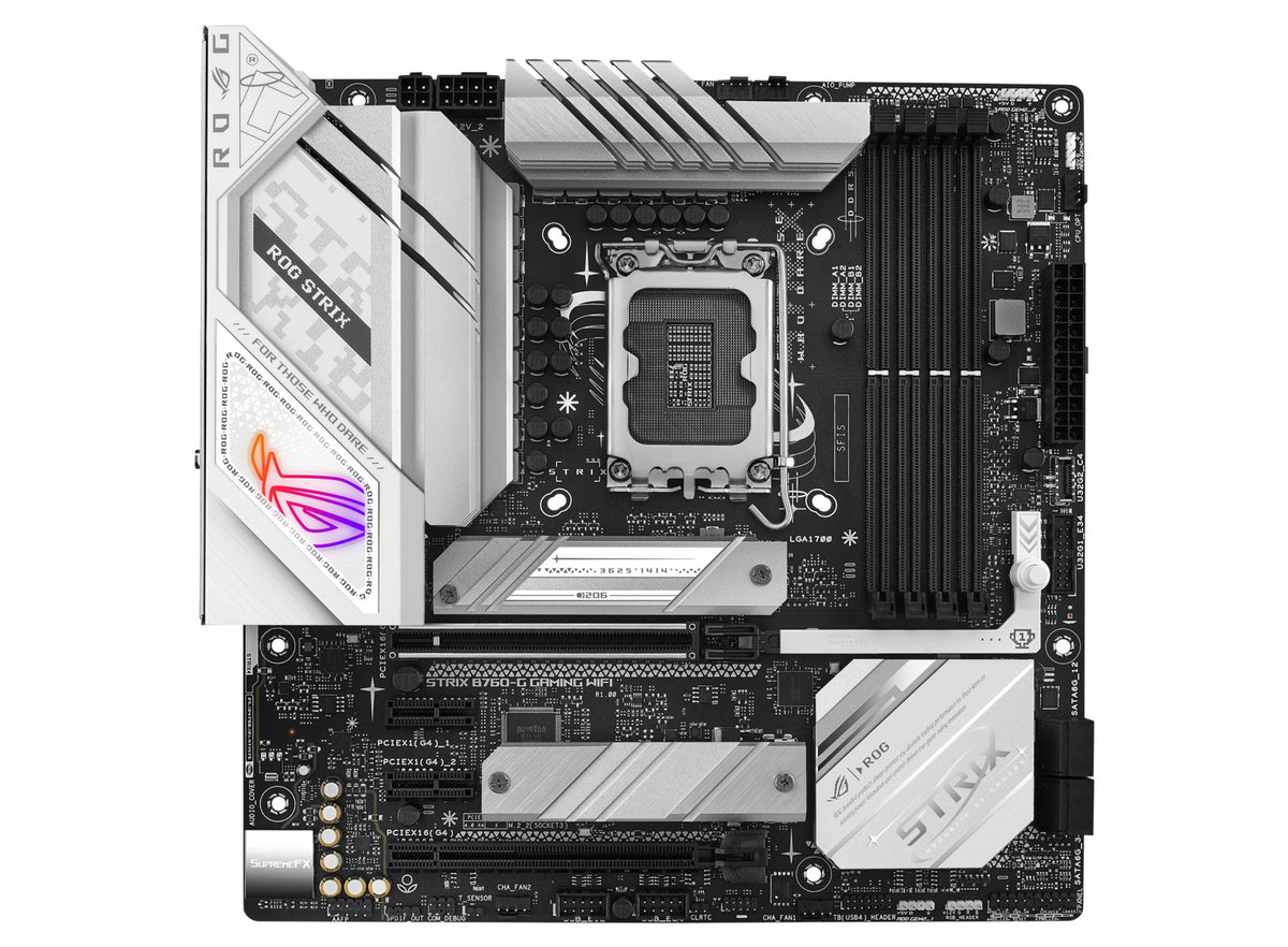 ASUS ROG Strix B760-G Gaming WIFI hovedkort (LGA1700, DDR5) – produktbilde