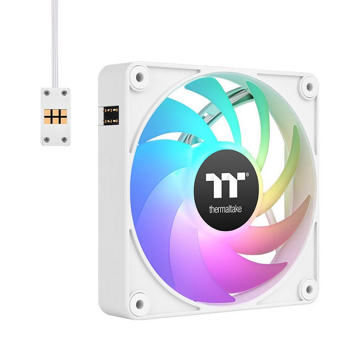 Thermaltake CT140 EX ARGB Sync vifte 3pk (hvit)