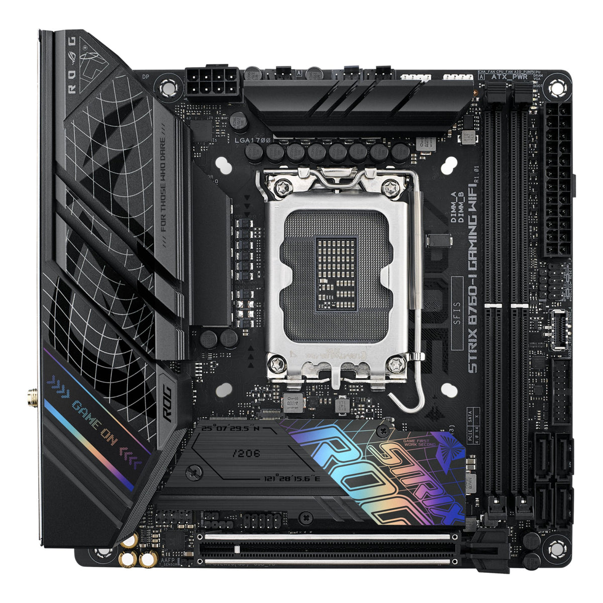ASUS ROG STRIX B760-I GAMING WIFI hovedkort (LGA1700, DDR5)