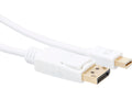 Iiglo Mini DisplayPort til DisplayPort-kabel 1 m, hvit