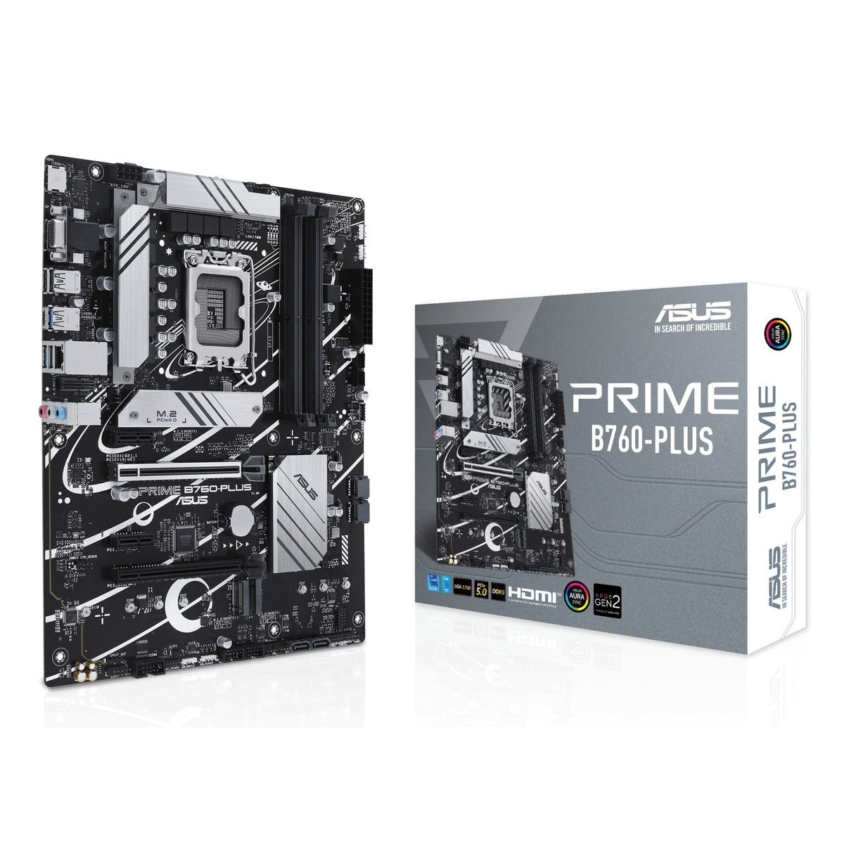 ASUS Prime B760-PLUS hovedkort (LGA1700, DDR5)