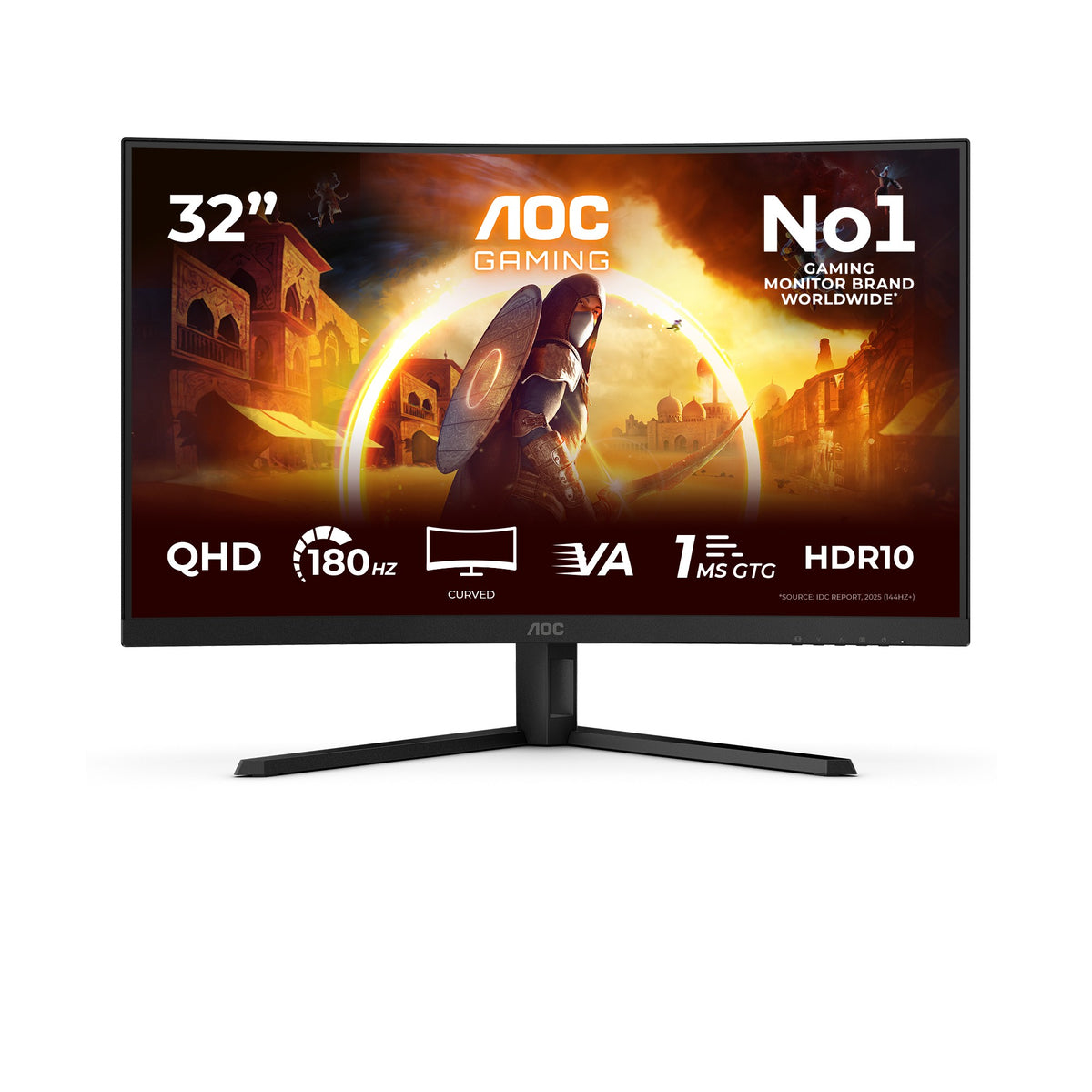 AOC 32" curved gamingskjerm CQ32G4VE