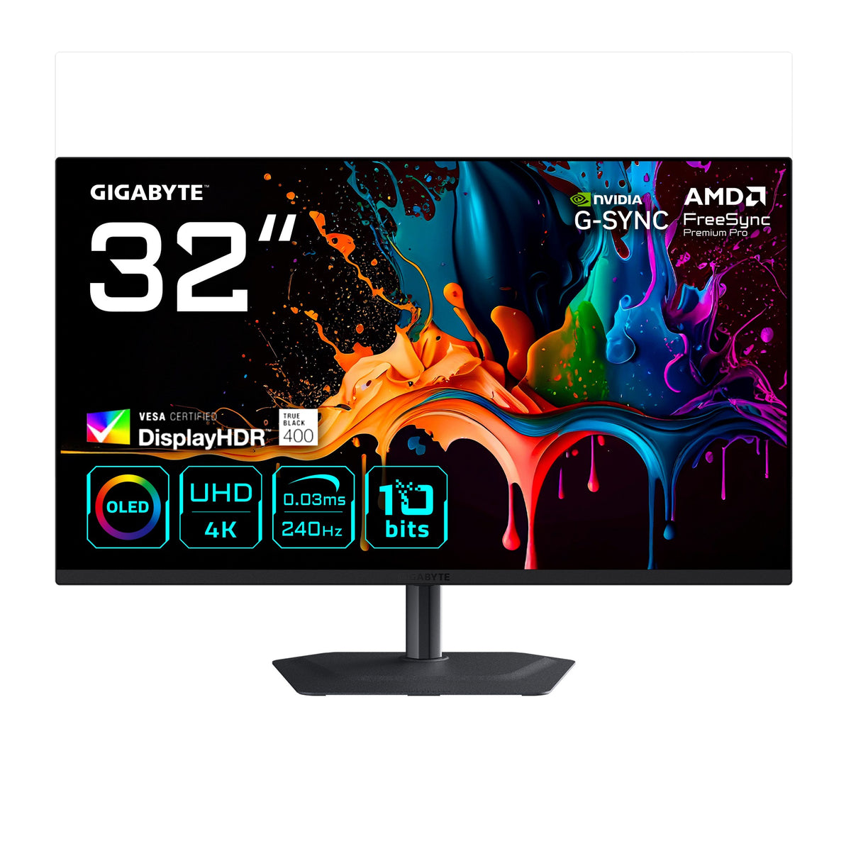 Gigabyte 32" 4K gamingskjerm MO32U2