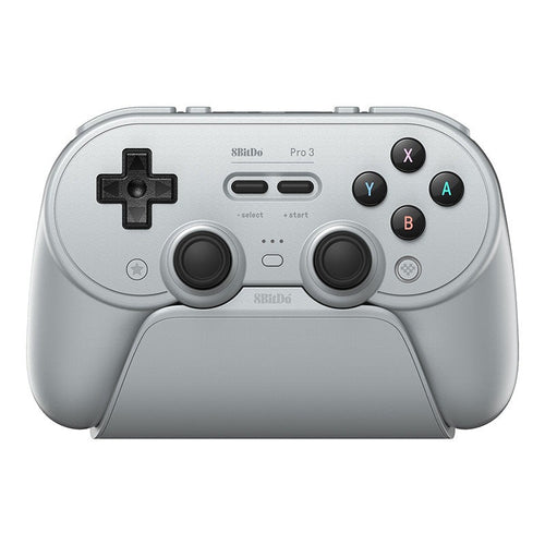 8BitDo PRO 3 BT Gamepad grå