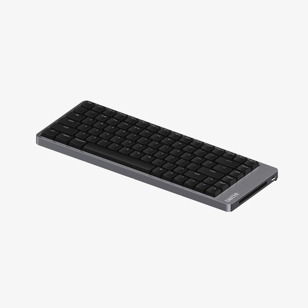 Lofree Flow 2 84 mekanisk gamingtastatur, Kailh Pulse Tactile – Space Gray (mørk grå), ISO-oppsett