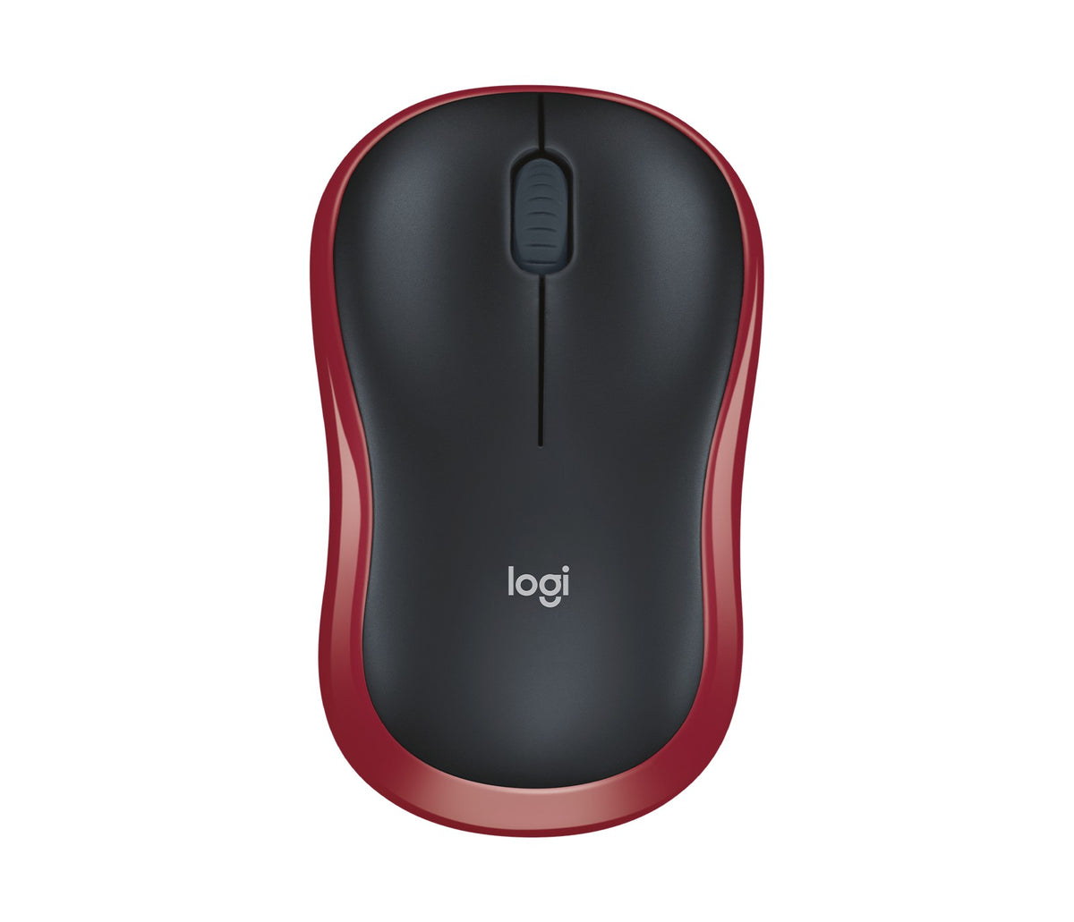 Logitech M185 trådløs mus – rød