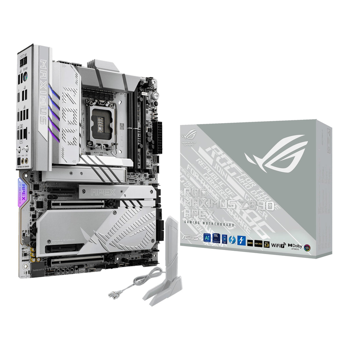 ASUS ROG Maximus Z890 APEX hovedkort (LGA1851, DDR5)