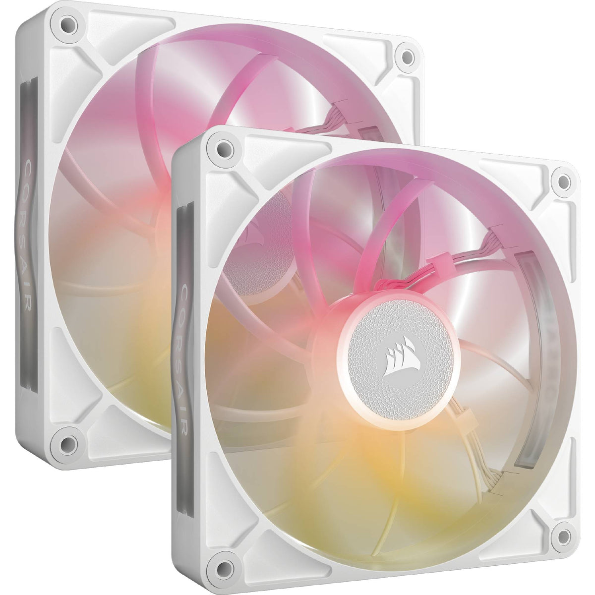 Corsair iCUE LINK RX140 RGB MAX vifte 2pk (hvit)
