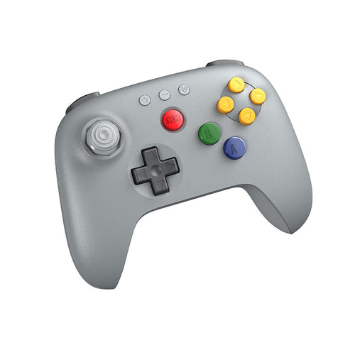 8BitDo 64 Bluetooth-kontroller i grå med N64-layout