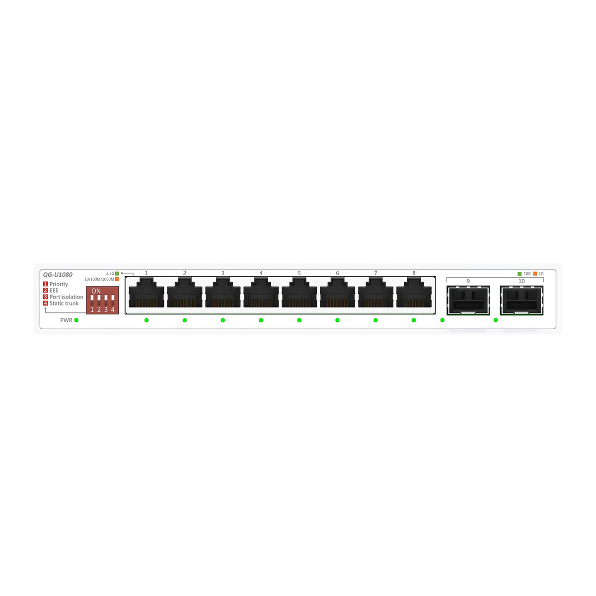 ASUS QG-U1080 2,5G switch