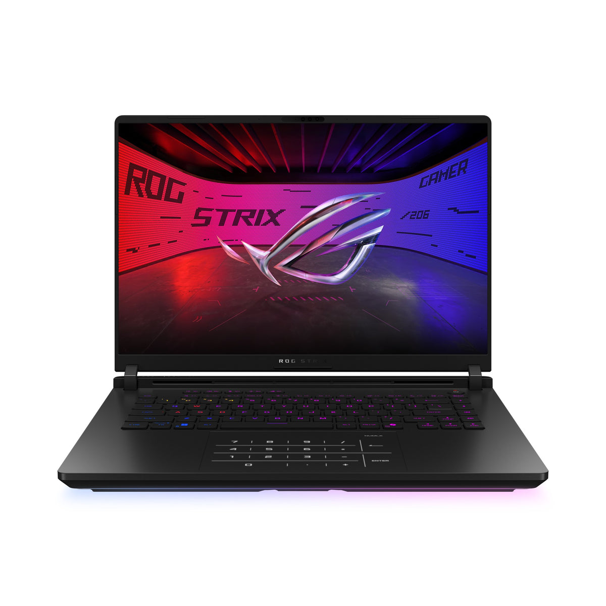 Tysk tastatur (QWERTZ) – ASUS ROG Strix SCAR 16 (Core Ultra 9 275HX, RTX 5070 Ti, 32 GB, 2 TB SSD)