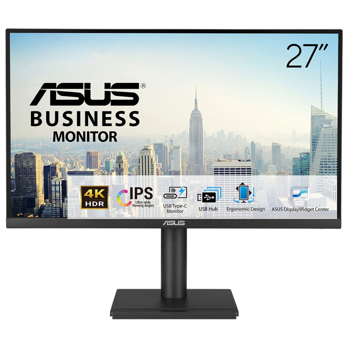 ASUS 27" 4K skjerm VA27UCPS