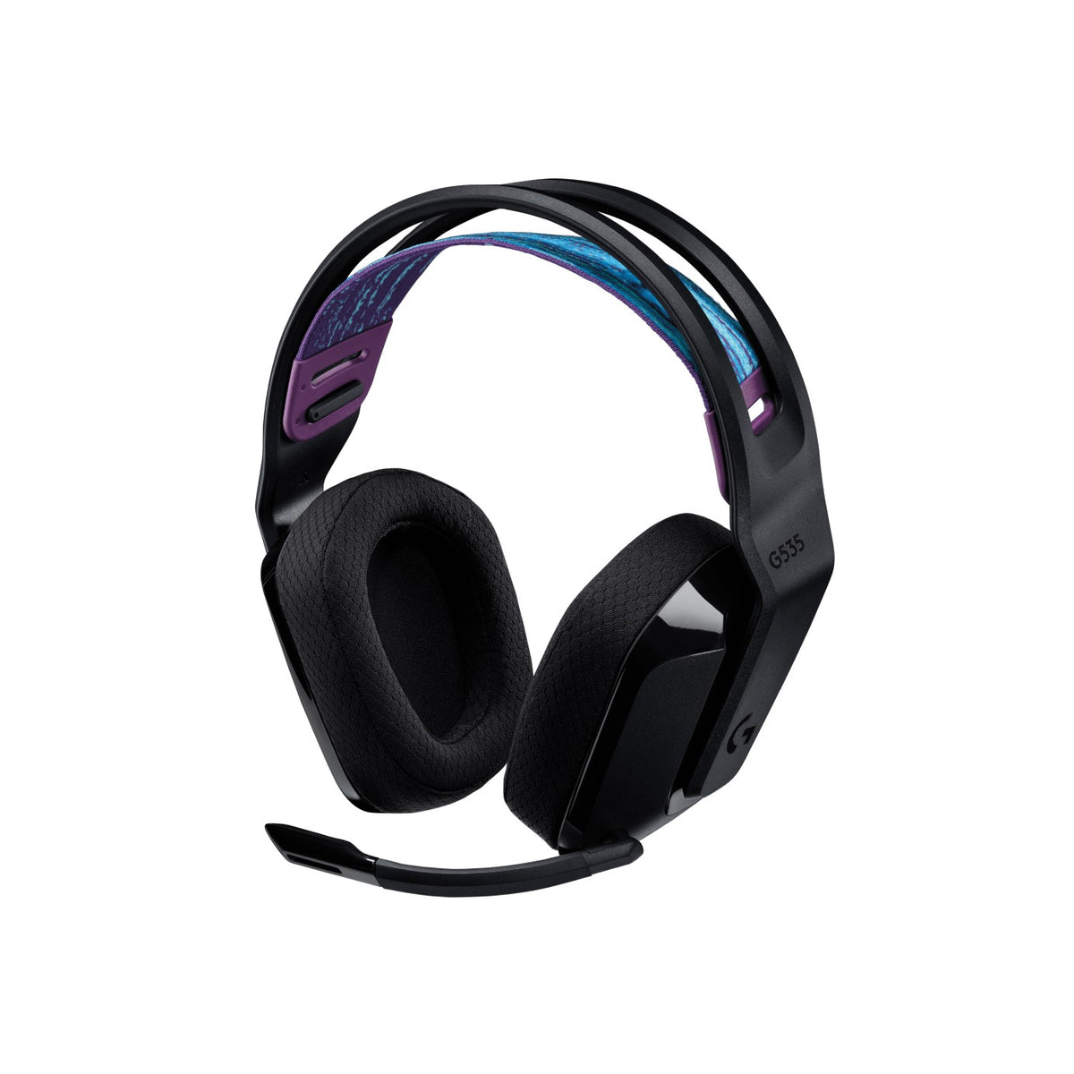 Logitech G535 Lightspeed trådløst gamingheadset – sort