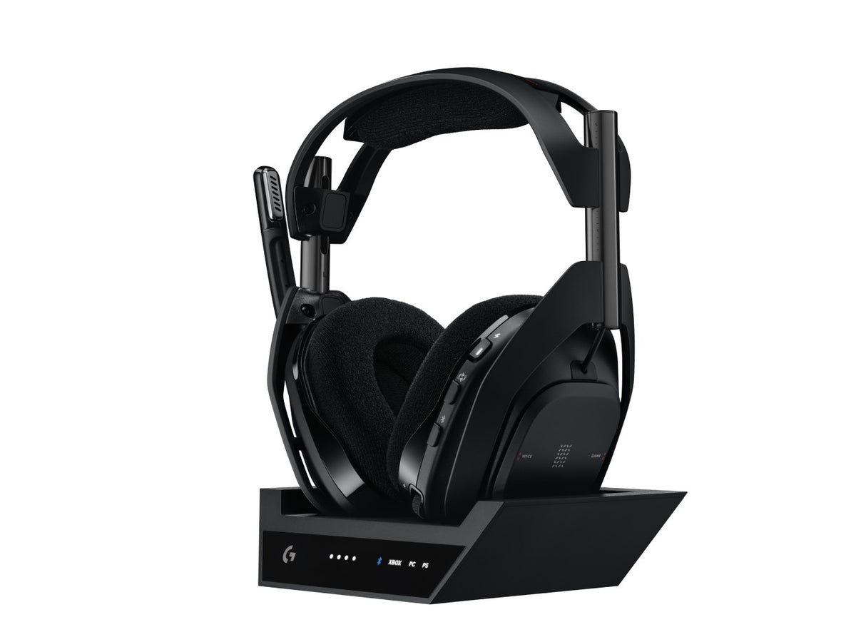 Logitech G Astro A50 X Lightspeed trådløst gamingheadset med basestasjon – sort