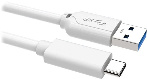 Andersson USB-C til USB-A kabel 1 m (hvit) – produktbilde