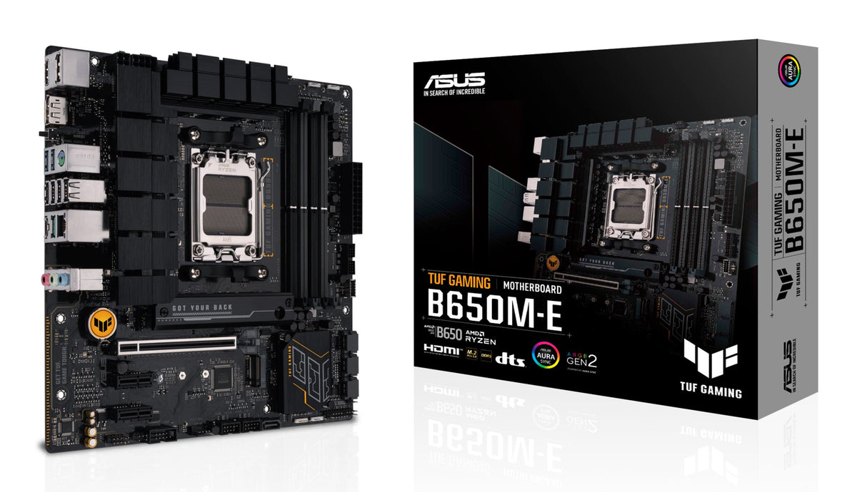 ASUS TUF Gaming B650M-E hovedkort (AM5, DDR5)