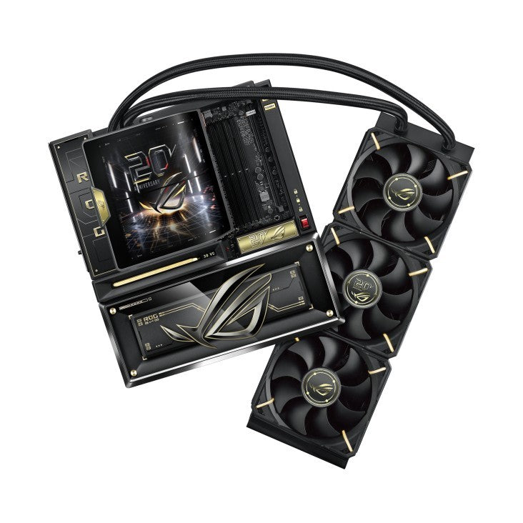 ASUS ROG Crosshair X870E Edition 20-pakke med ROG Ryujin 360 Edition 20 AIO (AM5, E-ATX) – produktbilde