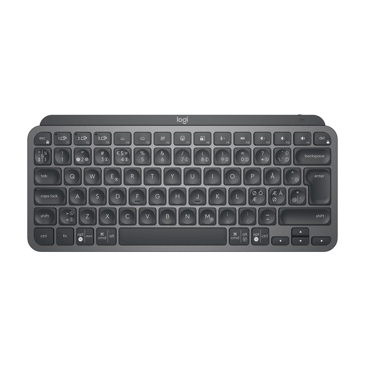 Logitech MX Keys Mini for Business trådløst tastatur – grafitt, nordisk