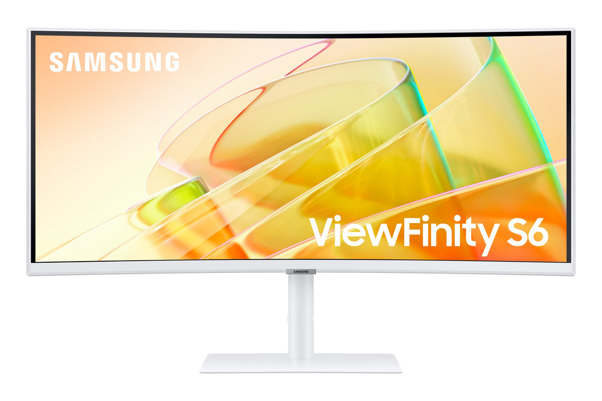 Samsung 34" Curved skjerm S34C650 (hvit)