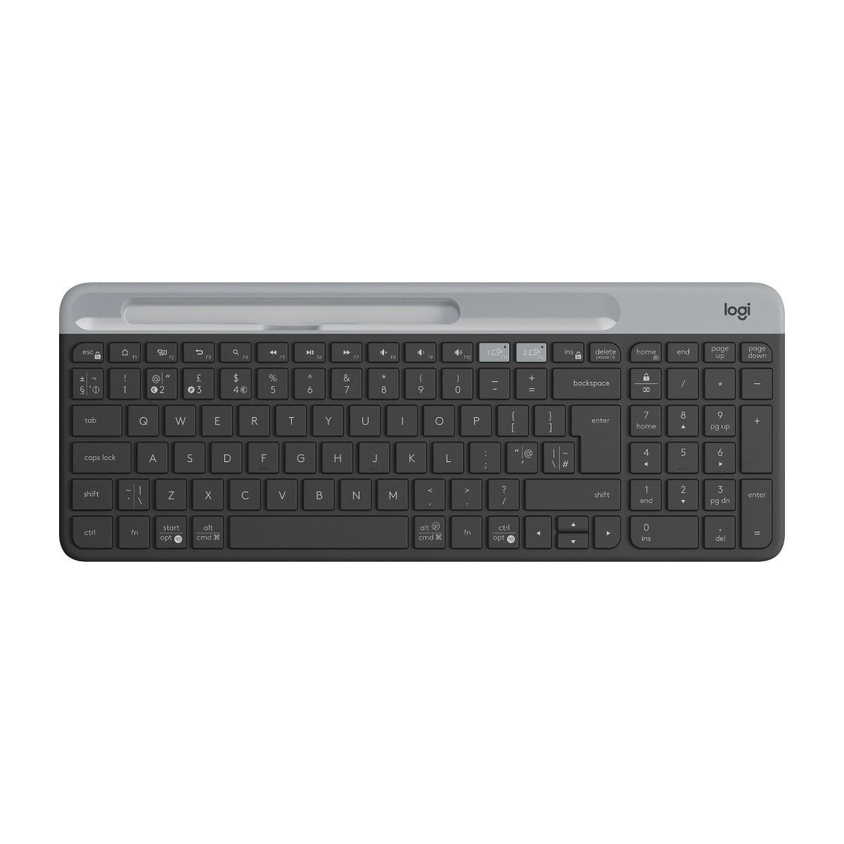 Logitech K580 Slim trådløst tastatur for flere enheter – nordisk