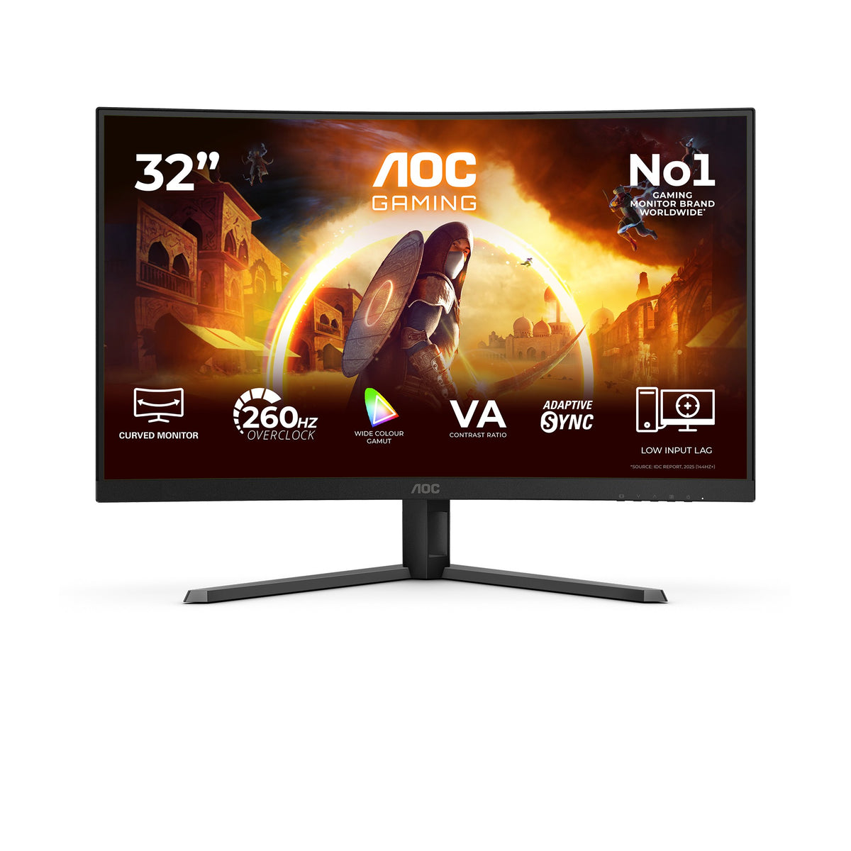 AOC 32" curved gamingskjerm C32G42ZE
