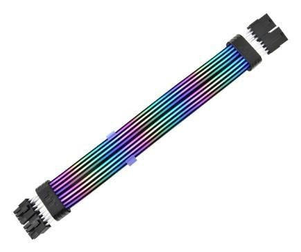 Thermaltake Tt Mod 8-pin ARGB-forlengerkabel for CPU-strøm (EPS 12V, sort) – produktbilde