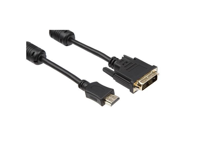 DVI til HDMI kabel 2 m (sort) – produktbilde