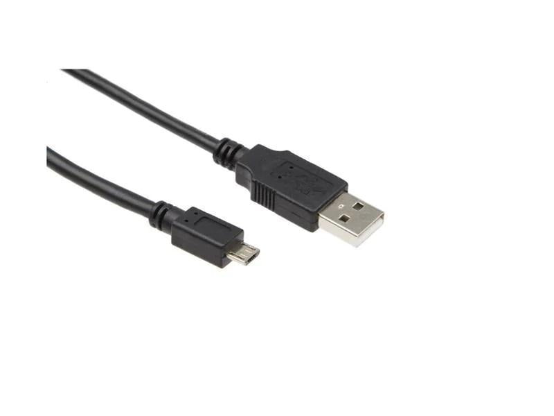 USB-A til Micro-USB B-kabel 2 m (sort) – produktbilde