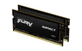 Kingston FURY Impact DDR4 3200 MHz CL20 64 GB SO-DIMM-minne for bærbar PC (2 × 32 GB)