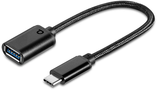 Andersson USB-A til USB-C adapter 15cm (sort) – produktbilde