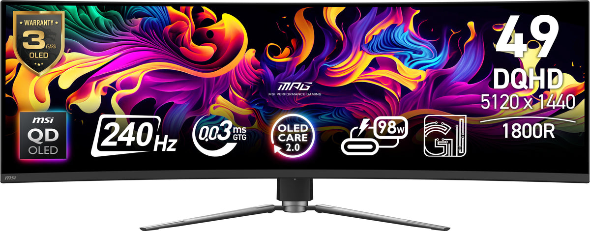 MSI 49" gamingskjerm MPG 491CQPX
