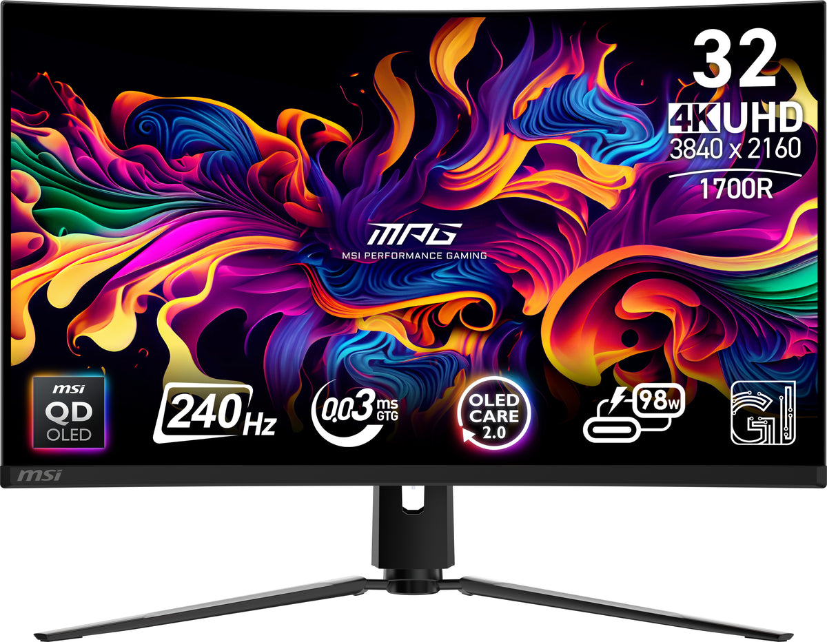 MSI 32" 4K curved gamingskjerm 321CURX