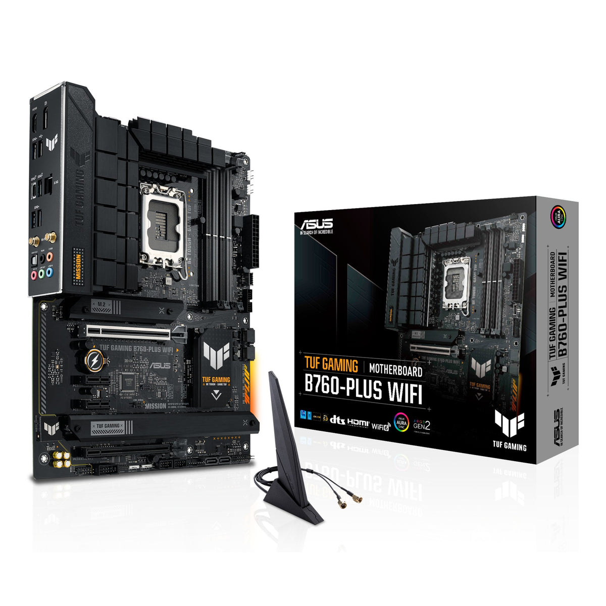 ASUS TUF GAMING B760-PLUS WIFI hovedkort (LGA1700, DDR5)