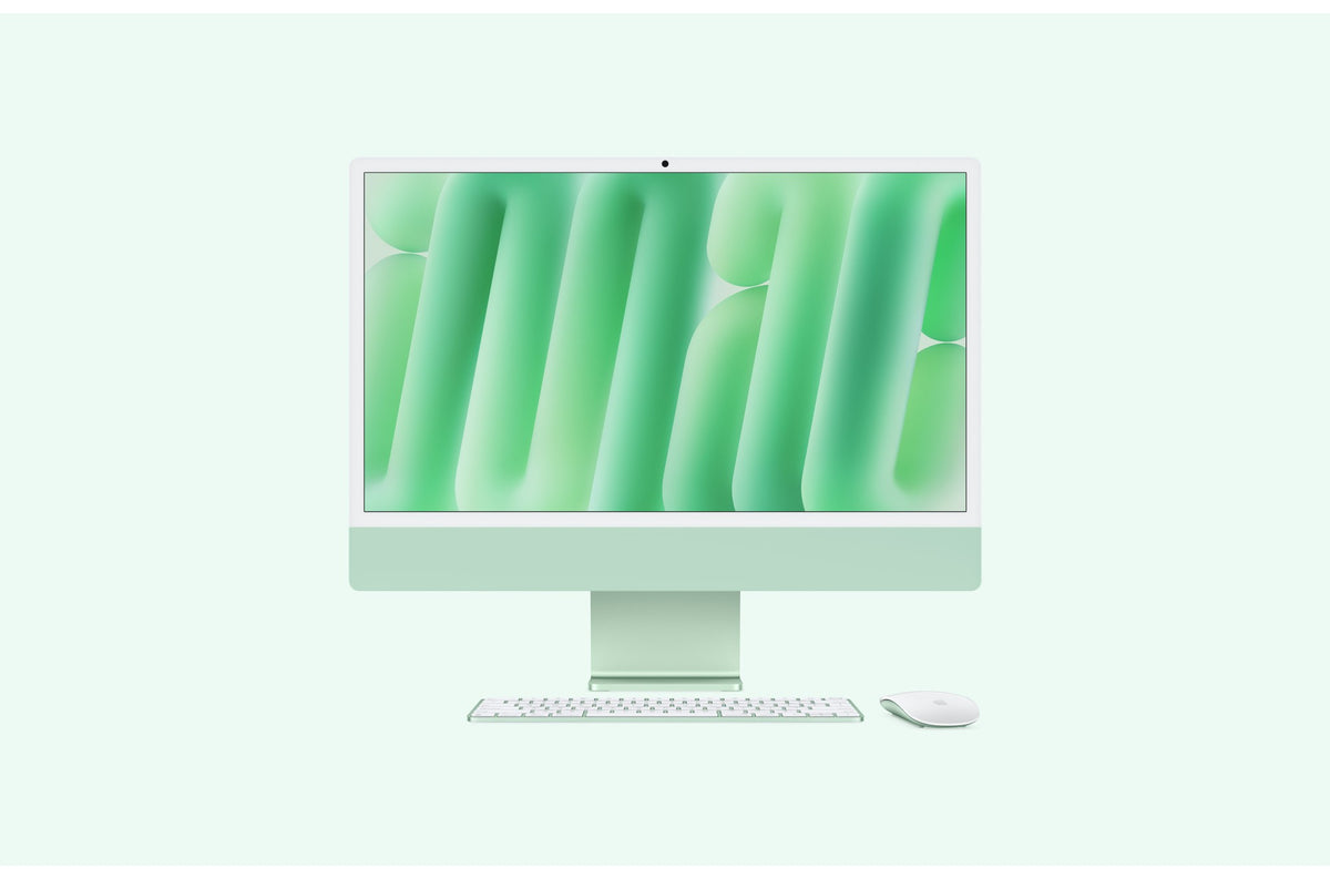 Apple iMac 24 2024 grønn (M4 8-kjerners, 16 GB, 256 GB SSD)
