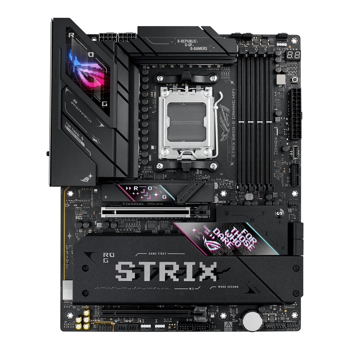 ASUS ROG STRIX B850-E GAMING WIFI hovedkort (AM5, DDR5)
